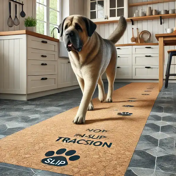 Best Kitchen Flooring Options for Pet Owners A kitchen featuring pet friendly flooring with good traction. webp