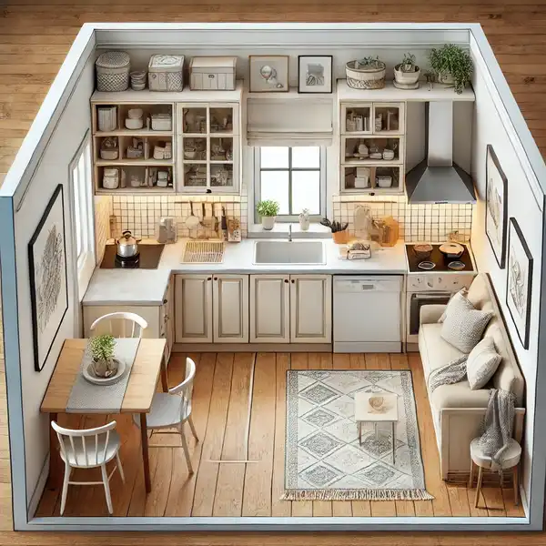 Kitchen design ideas for families An L shaped kitchen layout in a smaller space