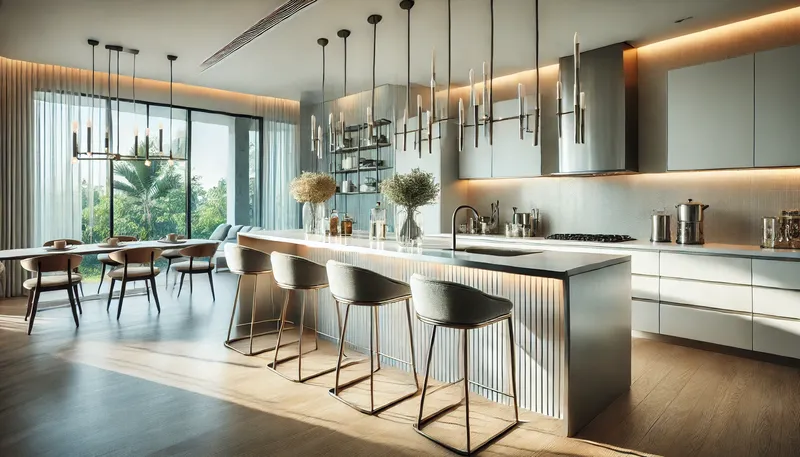 1. Kitchen islands often call for bar stools