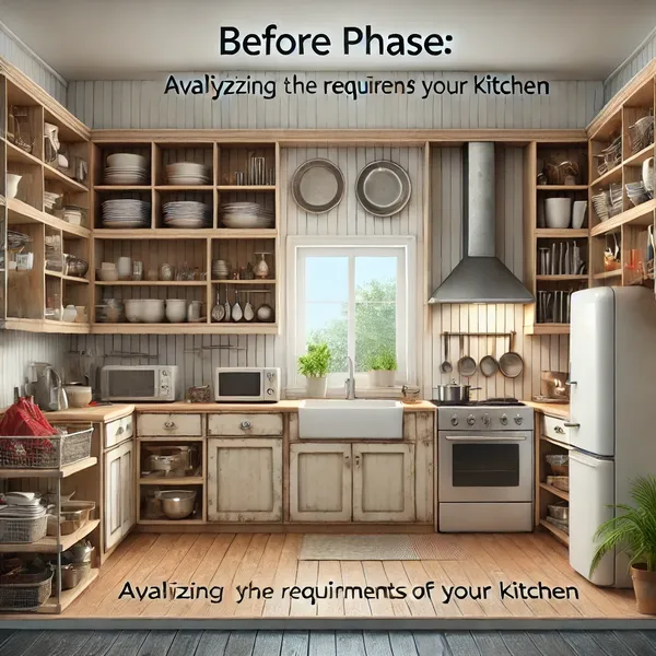 BEFORE Phase Analyzing The Requirements Of Your Kitchen