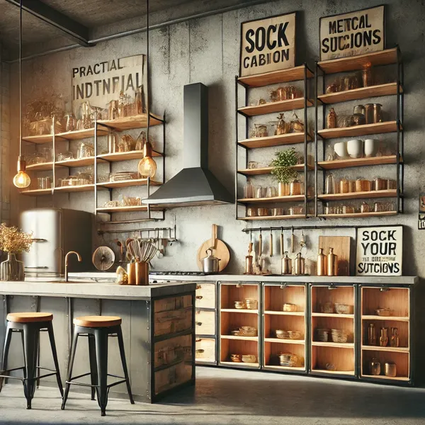 How to Incorporate Industrial Cabinets into Your Kitchen