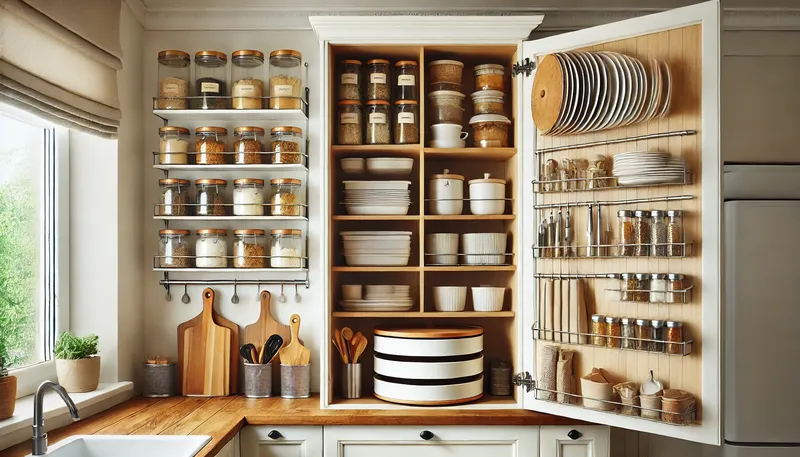 Kitchen Storage Ideas for Small Spaces 3. Organize Your Cabinets Smartly