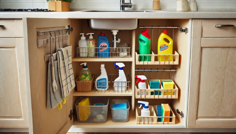 Kitchen Storage Ideas for Small Spaces 4. Don’t Forget the Undersink Area