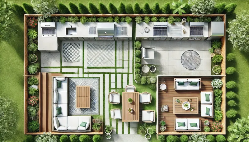 Outdoor Kitchen Layout Ideas