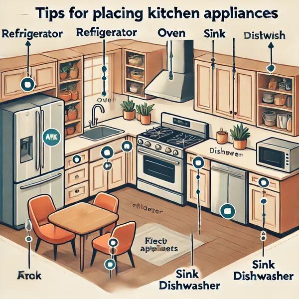 Tips for Placing Key Appliances