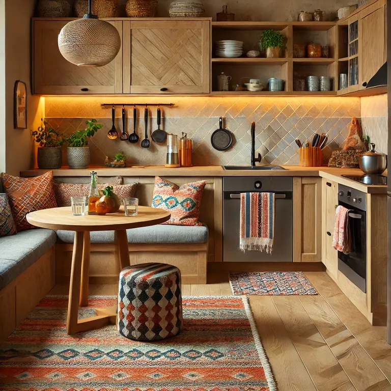 How to Create a Cozy Kitchen 4. Use Cozy Textures