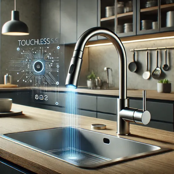 Kitchen Faucet Styles 5. Touchless Faucets