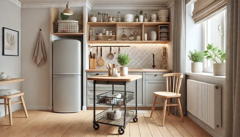 Kitchen Storage Ideas for Small Spaces 2. Invest in Multi Purpose Furniture