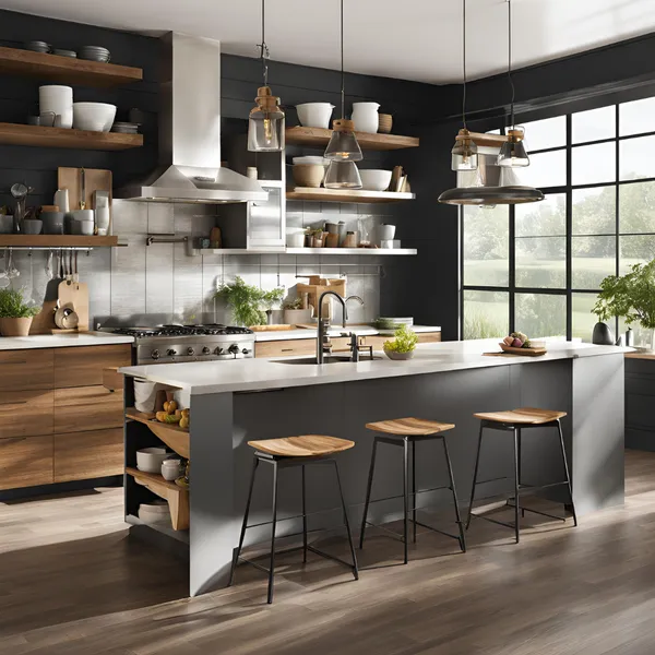 Adding Industrial Flair to Your Kitchen 04